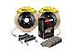 StopTech ST-60 Performance Drilled Coated 2-Piece Front Big Brake Kit with 380x35mm Rotors; Yellow Calipers (15-16 Silverado 1500)