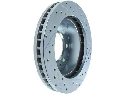 StopTech Sport Drilled and Slotted 8-Lug Rotor; Front Passenger Side (07-10 Silverado 2500 HD)