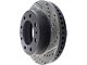 StopTech Sport Drilled and Slotted 8-Lug Rotor; Front Driver Side (07-10 Silverado 2500 HD)