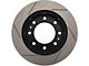 StopTech Sport Slotted 8-Lug Rotor; Front Driver Side (07-10 Silverado 2500 HD)