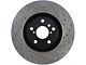 StopTech Sport Drilled and Slotted 8-Lug Rotor; Rear Passenger Side (11-19 Silverado 3500 HD SRW)