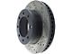StopTech Sport Drilled and Slotted 8-Lug Rotor; Front Passenger Side (11-12 4WD F-250 Super Duty)