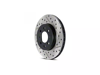 StopTech Sportstop Cryo Drilled and Slotted 8-Lug Rotor; Rear Passenger Side (11-12 4WD F-250 Super Duty)