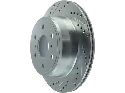 StopTech Sport Drilled and Slotted 6-Lug Rotor; Rear Driver Side (07-20 Tahoe)