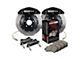 StopTech ST-60 Performance Drilled 2-Piece Front Big Brake Kit; Black Calipers (07-14 Tahoe)