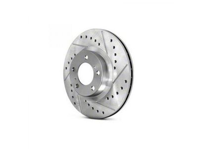 StopTech Sport Drilled and Slotted 6-Lug Rotor; Front Passenger Side (07-20 Yukon)