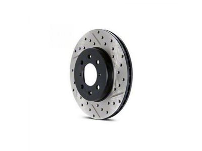 StopTech Sportstop Cryo Drilled and Slotted 6-Lug Rotor; Front Driver Side (07-20 Yukon)