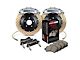 StopTech ST-60 Performance Drilled Coated 2-Piece Front Big Brake Kit with 380x35mm Rotors; Silver Calipers (07-14 Yukon)