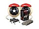 StopTech ST-60 Performance Slotted Coated 2-Piece Front Big Brake Kit with 380x35mm Rotors; Red Calipers (07-14 Yukon)