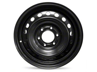Hole Replica Steel Black 6-Lug Wheel; 17x7.5; 55mm Offset (2024 Ranger)