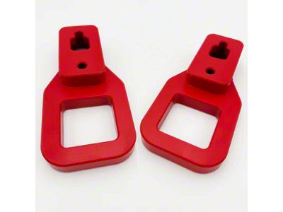 Big-D Tow Hooks with Red D-Ring; Front (04-24 F-150)