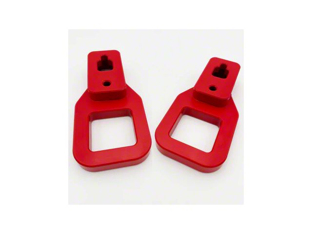 Big-D Tow Hooks with Red D-Ring; Front (04-24 F-150)