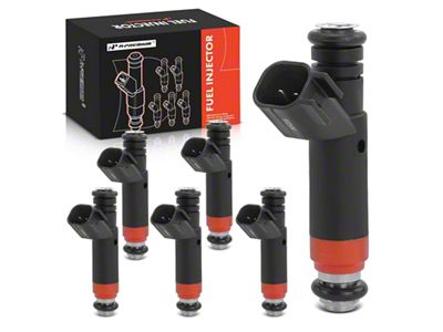 Fuel Injector Kit; Set of 6; Black (99-03 4.2L F-150)