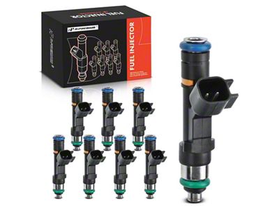 Fuel Injector Kit; Set of 8; Black (07-09 5.4L F-150)