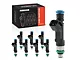 Fuel Injector Kit; Set of 8; Black (11-15 5.0L F-150)
