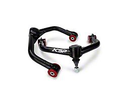 Front Upper Control Arms for 2 to 4-Inch Lift; Black (06-25 4WD RAM 1500)