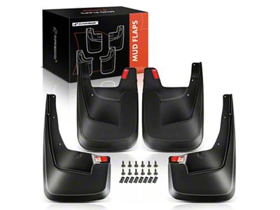 Mud Flap Splash Guards; Front and Rear (19-24 RAM 1500 w/o OE Fender Flares)