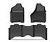 Front and Rear Floor Liners; Black (10-18 RAM 2500 Crew Cab)