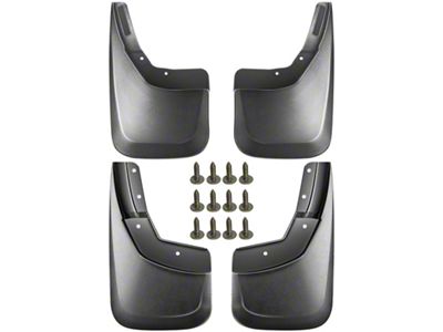 Mud Flap Splash Guards; Front and Rear (14-18 Sierra 1500)