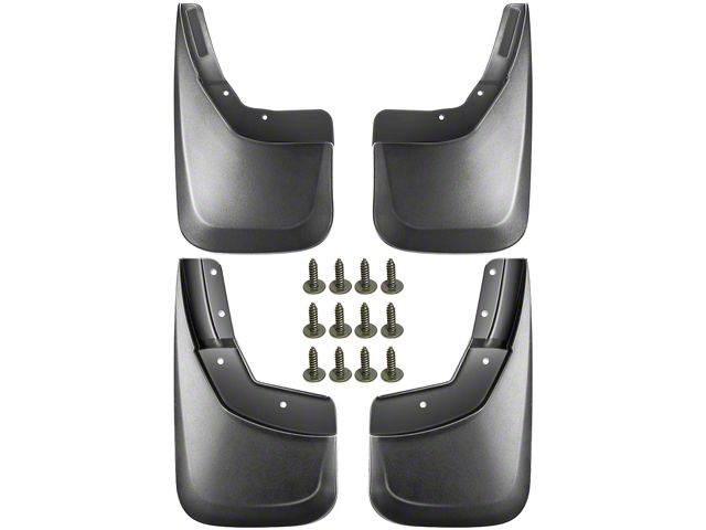 Mud Flap Splash Guards; Front and Rear (14-18 Sierra 1500)