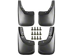 Mud Flap Splash Guards; Front and Rear (15-19 Sierra 3500 HD SRW)
