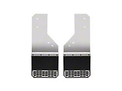 Putco Solid Mud Skins; Polished; Front or Rear (20-23 Silverado 3500 HD)