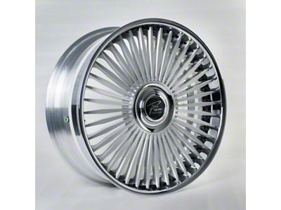 STR Fusion Forged STR803 Chrome Black Polish 6-Lug Wheel; 24x10; 30mm Offset (14-18 Sierra 1500)