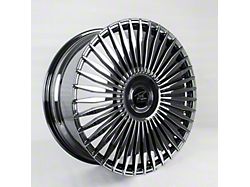 STR Fusion Forged STR803 Black Chrome 6-Lug Wheel; 20x9; 20mm Offset (19-26 Sierra 1500)