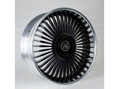 STR Fusion Forged STR803 Polish/Black/Polish Three-Piece 6-Lug Wheel; 24x10; 30mm Offset (19-26 Sierra 1500)