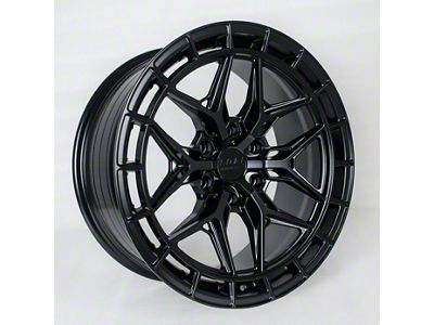 STR Fusion Offroad STR86 Satin Black 6-Lug Wheel; 20x9; 15mm Offset (07-13 Silverado 1500)