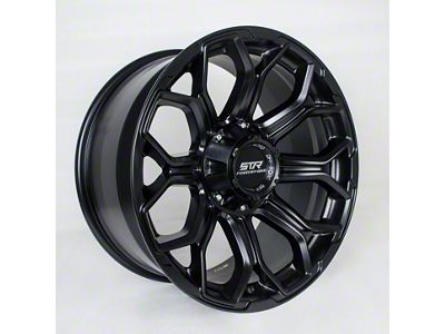 STR Fusion Offroad STR91 Satin Black 6-Lug Wheel; 20x10; 0mm Offset (07-14 Yukon)