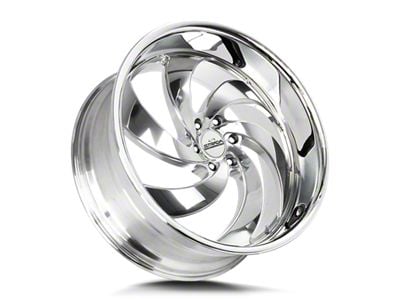 Strada Retro 6 Chrome 6-Lug Wheel; 24x10; 24mm Offset (07-13 Sierra 1500)
