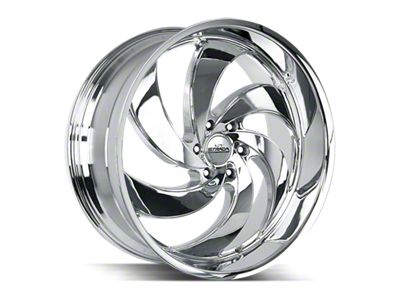 Strada Retro 6 Chrome 6-Lug Wheel; 26x10; 26mm Offset (07-13 Sierra 1500)