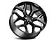 Strada OE Replica Snowflake Flat Black 6-Lug Wheel; 24x10; 31mm Offset (07-14 Tahoe)