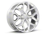 Snowflake High Polished 6-Lug Wheel; 22x9; 31mm Offset (07-14 Tahoe)