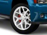 Snowflake High Polished 6-Lug Wheel; 22x9; 31mm Offset (07-14 Tahoe)