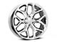 Strada OE Replica Snowflake Chrome 6-Lug Wheel; 24x10; 31mm Offset (14-18 Silverado 1500)