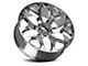 Strada OE Replica Snowflake High Polished 6-Lug Wheel; 24x10; 31mm Offset (14-18 Silverado 1500)