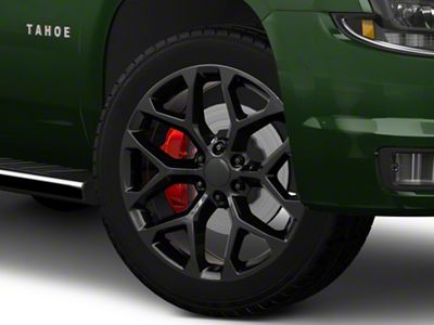 Strada OE Replica Snowflake All Gloss Black 6-Lug Wheel; 22x9; 31mm Offset (15-20 Tahoe)