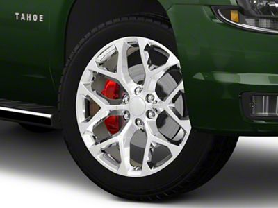 Strada OE Replica Snowflake Chrome 6-Lug Wheel; 22x9; 31mm Offset (15-20 Tahoe)