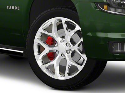 Strada OE Replica Snowflake Flat Black 6-Lug Wheel; 22x9; 31mm Offset (15-20 Tahoe)