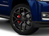 Snowflake All Gloss Black 6-Lug Wheel; 22x9; 31mm Offset (15-20 Yukon)