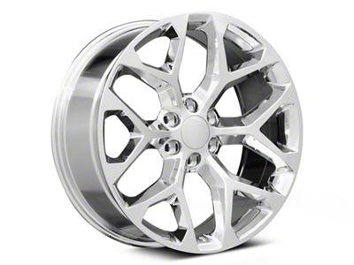 Strada OE Replica Snowflake Chrome 6-Lug Wheel; 22x9; 31mm Offset (99-06 Sierra 1500)