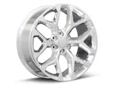 Snowflake High Polished 6-Lug Wheel; 22x9; 31mm Offset (99-06 Sierra 1500)