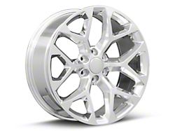 Snowflake High Polished 6-Lug Wheel; 24x10; 31mm Offset (99-06 Sierra 1500)
