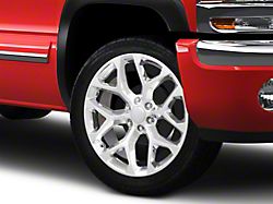Snowflake High Polished 6-Lug Wheel; 24x10; 31mm Offset (99-06 Sierra 1500)