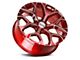Strada OE Replica Snowflake Candy Red Milled 6-Lug Wheel; 24x10; 31mm Offset (99-06 Silverado 1500)