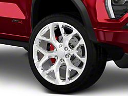 Snowflake High Polished 6-Lug Wheel; 22x9; 31mm Offset (23-26 Canyon)