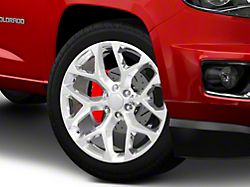 Snowflake High Polished 6-Lug Wheel; 22x9; 31mm Offset (23-26 Colorado)