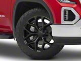 Strada OE Replica Snowflake All Gloss Black 6-Lug Wheel; 22x9; 31mm Offset (19-25 Sierra 1500)